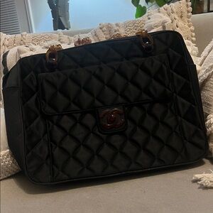 Chanel Black Quilted Shoulder Bag